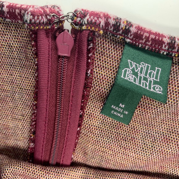 Plaid Jumpsuit Wild Fable Wide Leg Cropped Jumpsuit for Fall - Picture 11 of 11